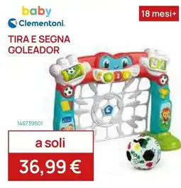 Prenatal Tira e segna goleador Clementoni offerta