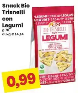 Prix Quality Snack Bio Trisnelli con Legumi offerta