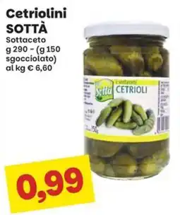 Prix Quality Cetriolini Sottà offerta