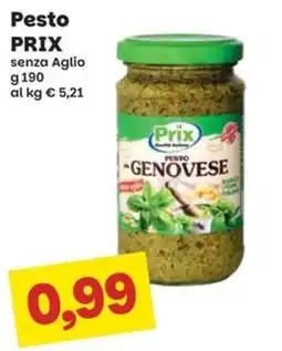 Prix Quality Pesto Prix senza Aglio offerta