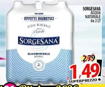 Acqua minerale Sorgesana