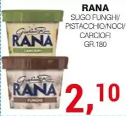 Supermercati Spesa Mia Sugo funghi pistacchio noci carciofi Rana offerta
