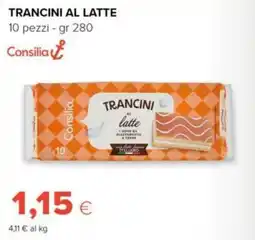 Tigre Trancini al latte Consilia offerta