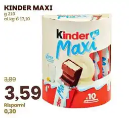 Prix Quality Kinder Maxi offerta