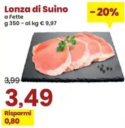 Prix Quality Lonza di Suino offerta