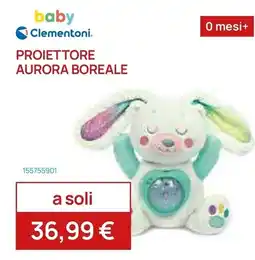 Prenatal Clementoni Proiettore Aurora Boreale offerta