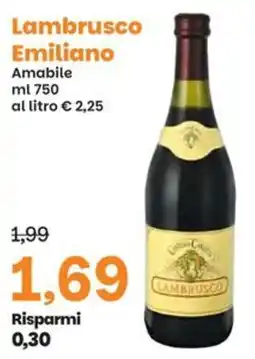 Prix Quality Lambrusco Emiliano offerta