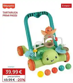 Prenatal Tartaruga primi passi Fisher-Price offerta