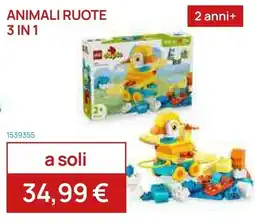 Prenatal LEGO Duplo Animali Ruote offerta