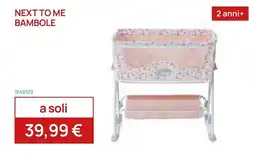 Prenatal Next to me bambole offerta