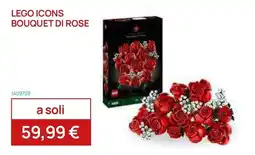 Prenatal LEGO ICONS Bouquet di rose offerta