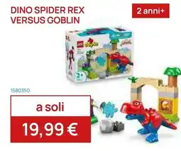 Prenatal LEGO Dino Spider Rex versus Goblin offerta