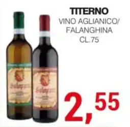 Supermercati Spesa Mia Titerno Vino Aglianico/Falanghina offerta