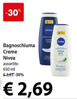 Cadoro Bagnoschiuma Creme Nivea offerta