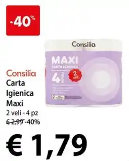Cadoro Consilia Carta Igienica Maxi offerta