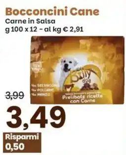 Prix Quality Bocconcini Cane Carne in Salsa offerta