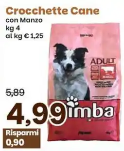 Prix Quality Crocchette Cane con Manzo imba offerta