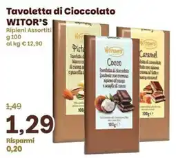 Prix Quality Tavoletta di Cioccolato Witor's offerta