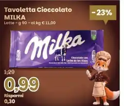 Prix Quality Tavoletta Cioccolato Milka offerta
