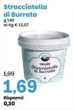 Prix Quality Stracciatella di burrata offerta