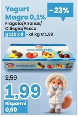 Prix Quality Yogurt Magro 0,1% offerta