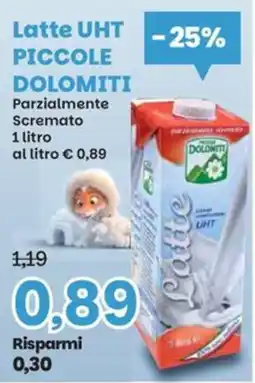 Prix Quality Latte UHT Piccole Dolomiti offerta