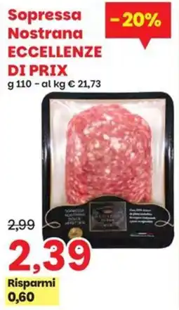 Prix Quality Sopressa Nostrana Eccellenze di Prix offerta