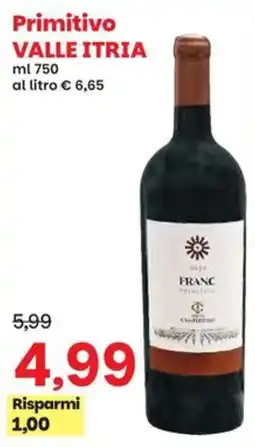 Prix Quality Primitivo Valle Itria offerta
