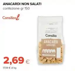 Tigre Consilia anacardi sgusciati offerta