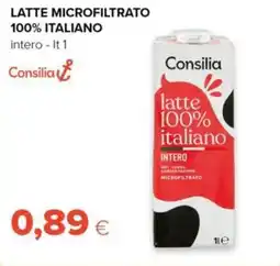 Tigre Latte microfiltrato Consilia offerta