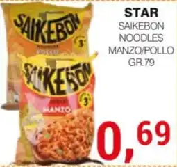Supermercati Spesa Mia Saikebon noodles manzo offerta