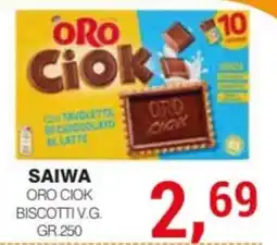 Supermercati Spesa Mia Saiwa Oro Ciok Biscotti v.g. offerta
