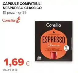 Tigre Consilia Espresso Classico offerta