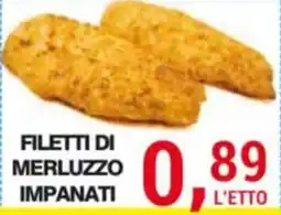 Supermercati Spesa Mia Filetti di merluzzo impanati offerta
