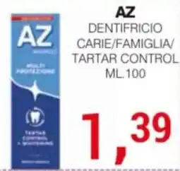 Supermercati Spesa Mia Dentifricio carie/famiglia/tartar control offerta