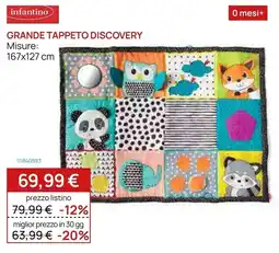 Prenatal infantino Grande Tappeto Discovery offerta