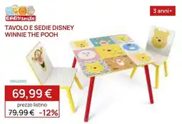 Prenatal Tavolo e sedie Disney Winnie the Pooh offerta