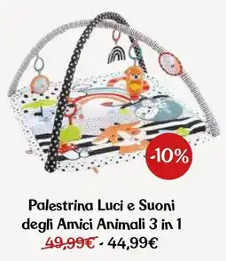 Prenatal Palestrina Luci e Suoni degli Amici Animali 3 in 1 offerta
