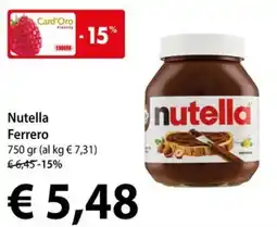 Cadoro Nutella Ferrero offerta