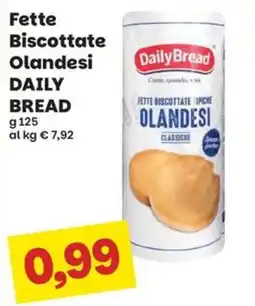 Prix Quality Fette biscottate tipiche olandesi Daily Bread offerta