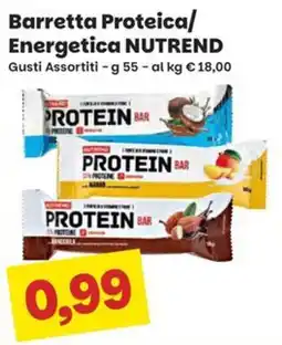 Prix Quality Barretta Proteica Energetica Nutrend offerta