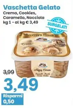 Prix Quality Vaschetta Gelato Happy Cream offerta