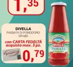Supermercati Spesa Mia Passata di pomodoro Divella offerta