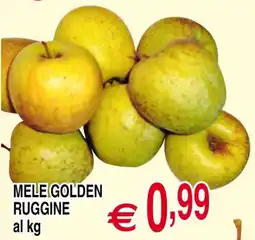 Centro Oceano Mele Golden Ruggine offerta