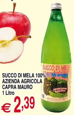 Centro Oceano Succo di mela 100% azienda agricola capra mauro offerta