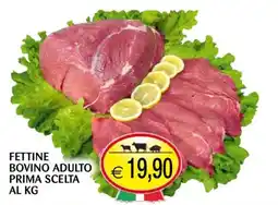 Centro Oceano Fettine bovino adulto prima scelta offerta