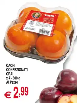 Centro Oceano Cachi confezionati Crai offerta