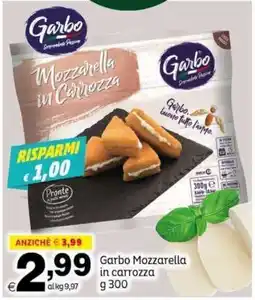 Elite Garbo Mozzarella in carrozza offerta