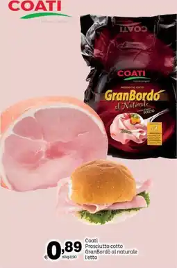 Elite Coati Prosciutto cotto GranBordó al naturale offerta