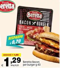 Elite Beretta Bacon per burger offerta